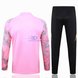 Sudadera De Entrenamiento Real Madrid 2024/2025 Rosa con Estampado Kit