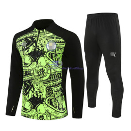 Sudadera de Entrenamiento Manchester City 2024/2025 Negro/Verde Kit