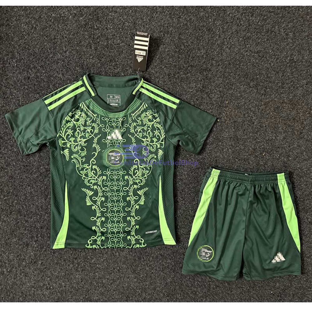 Camiseta Argelia 2024 1ª Equipación Niño Kit