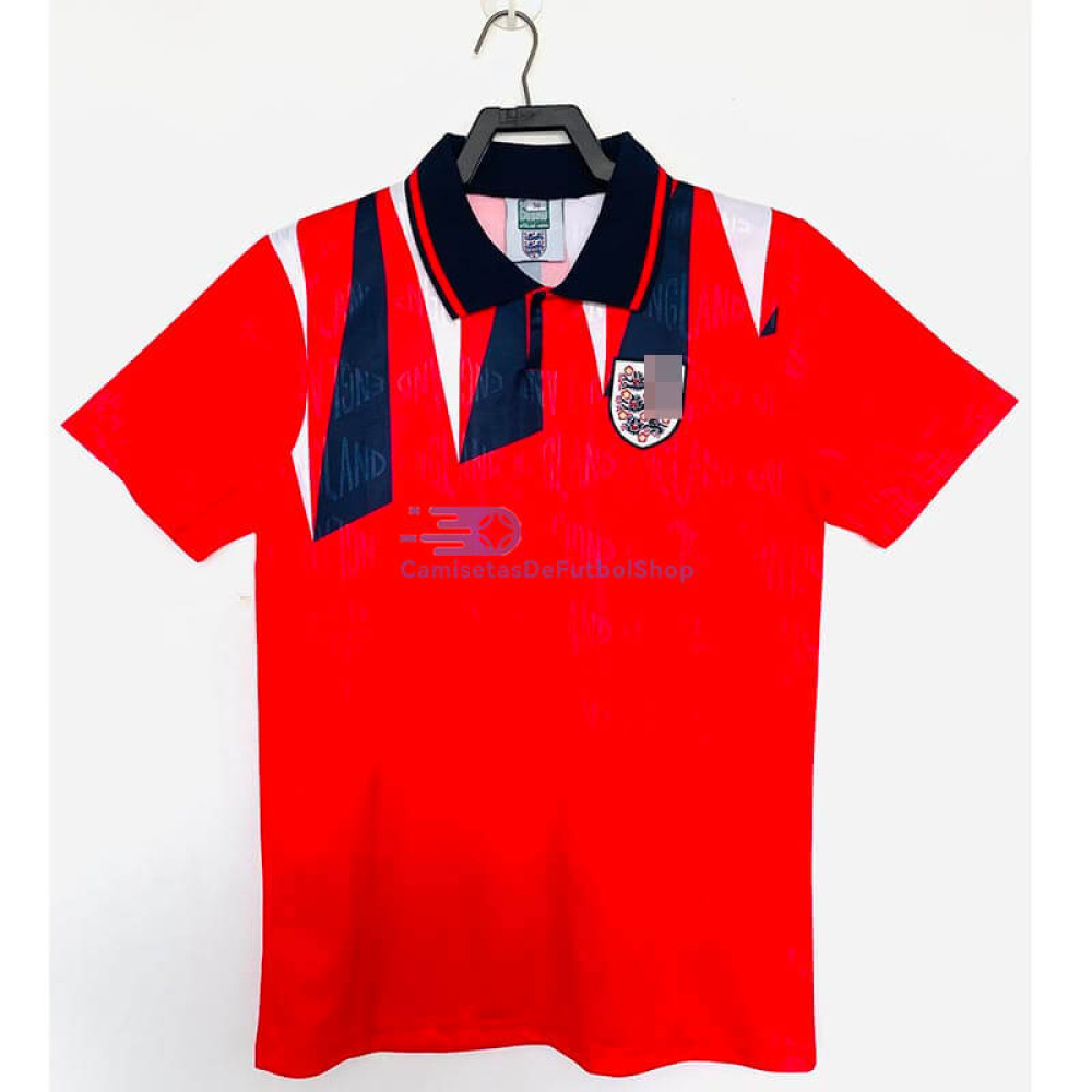 Camiseta Inglaterra 1992 2ª Equipación Retro