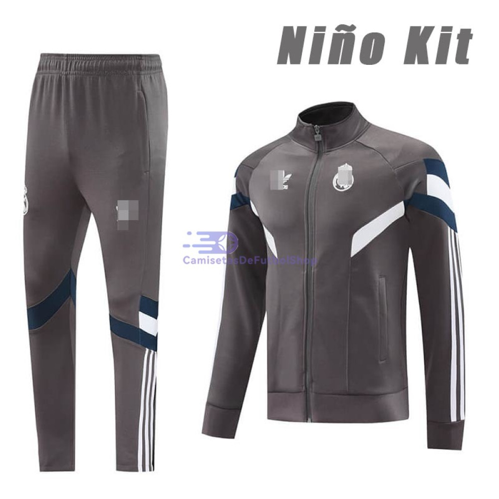 Chandal Real Madrid Gris 2024/2025 Niño