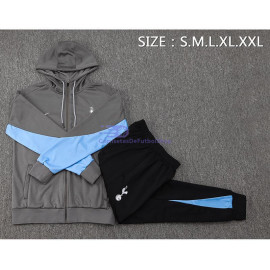 Chandal Con Capucha Tottenham Hotspur Gris Oscuro 2024/2025
