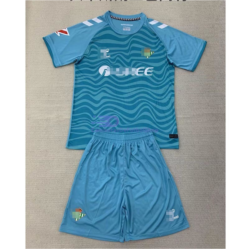 Camiseta de Portero Real Betis 2024/2025 Azul Niño Kit
