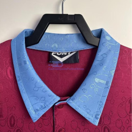 Camiseta West Ham United 1995/97 1ª Equipación Retro