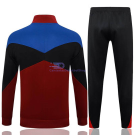 Chandal Barcelona Rojo/Negro 2024/2025 Niño