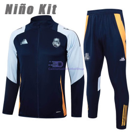 Chandal Real Madrid Azul Marino/Azul Claro 2024/2025 Niño