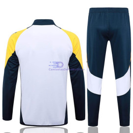 Chandal Real Madrid Blanco/Amarillo 2024/2025 Niño