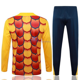 Sudadera De Entrenamiento Barcelona Amarillo/Rojo 2024/2025 Niño Kit