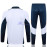 Sudadera De Entrenamiento Real Madrid Blanco/Azul Marino 2024/2025 Niño Kit