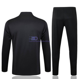 Sudadera De Entrenamiento Real Madrid Negro con Estampado 2024/2025 Niño Kit