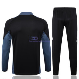 Sudadera de Entrenamiento Manchester United Negro 2024/2025 Niño Kit