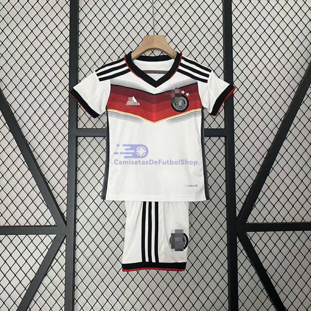 Camiseta Alemania 2014 1ª Equipación Retro Niño Kit