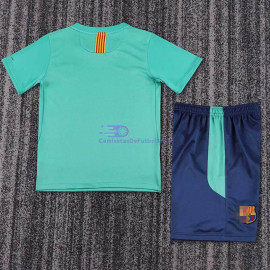 Camiseta Barcelona 10/11 2ª Equipación Retro Niño Kit