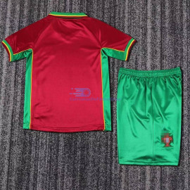 Camiseta Portugal 1998 1ª Equipación Retro Niño Kit