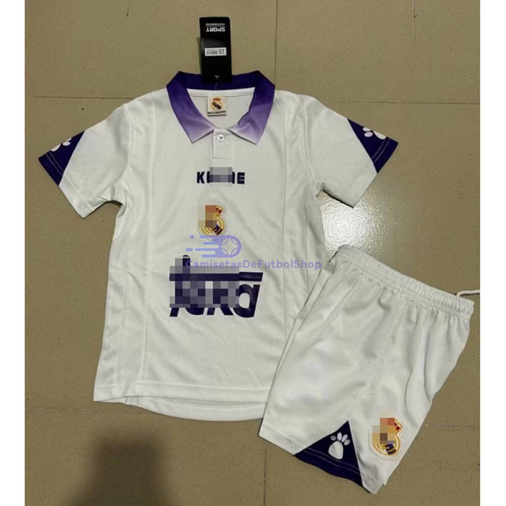 Camiseta Real Madrid 1997/98 1ª Equipación Retro Niño Kit