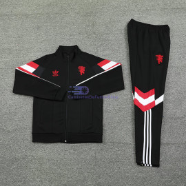 Chandal Manchester United Negro/Rojo/Blanco 2024/2025