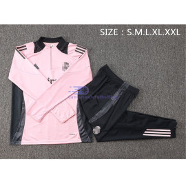 Sudadera De Entrenamiento Real Madrid Rosa/Gris 2024/2025 Kit