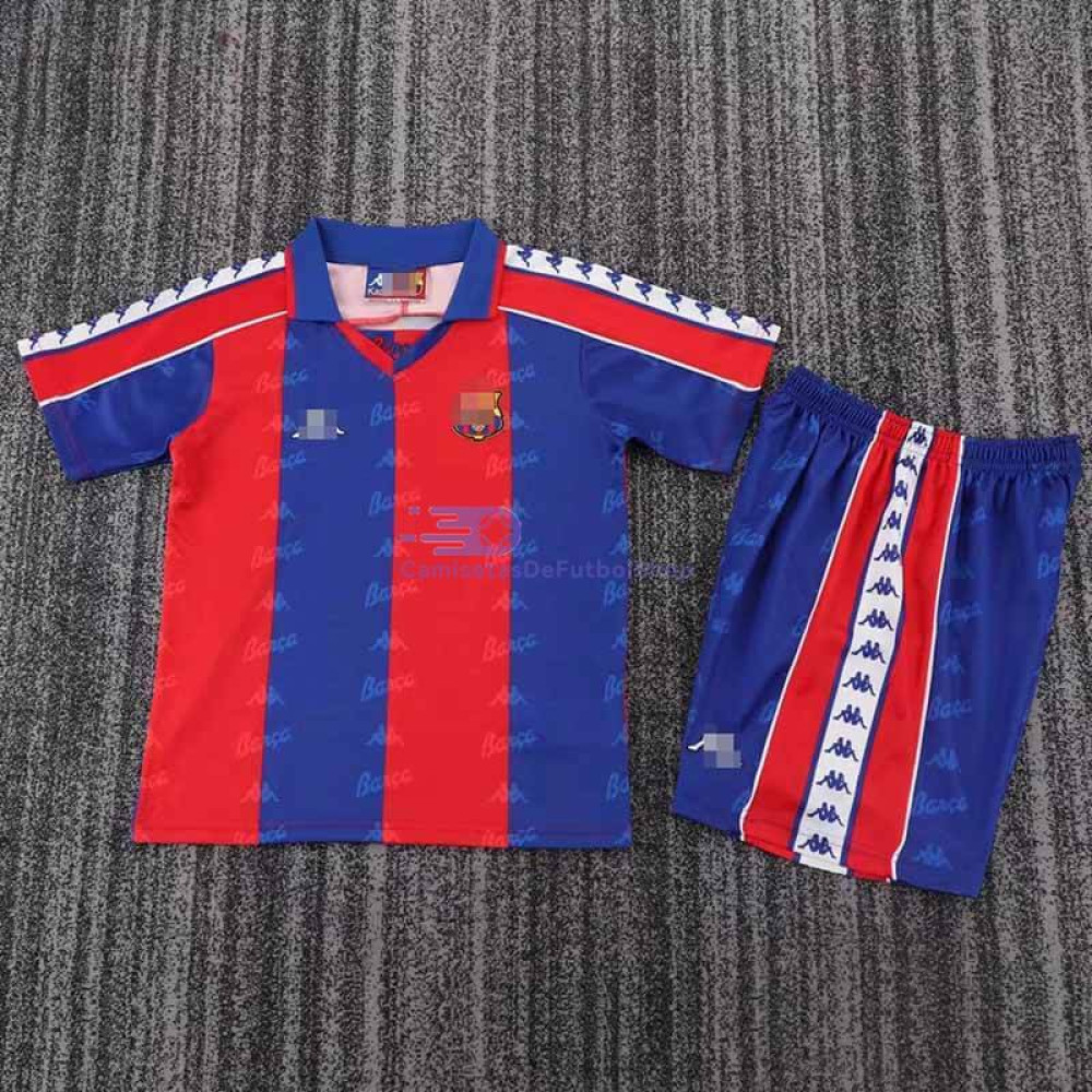 Camiseta Barcelona 1992/95 1ª Equipación Retro Niño Kit