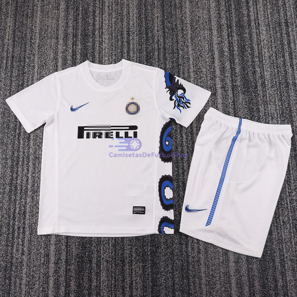 Camiseta Inter de Milan 2010/11 2ª Equipación Retro Niño Kit