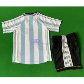Camiseta Argentina 1998 1ª Equipación Retro Niño Kit
