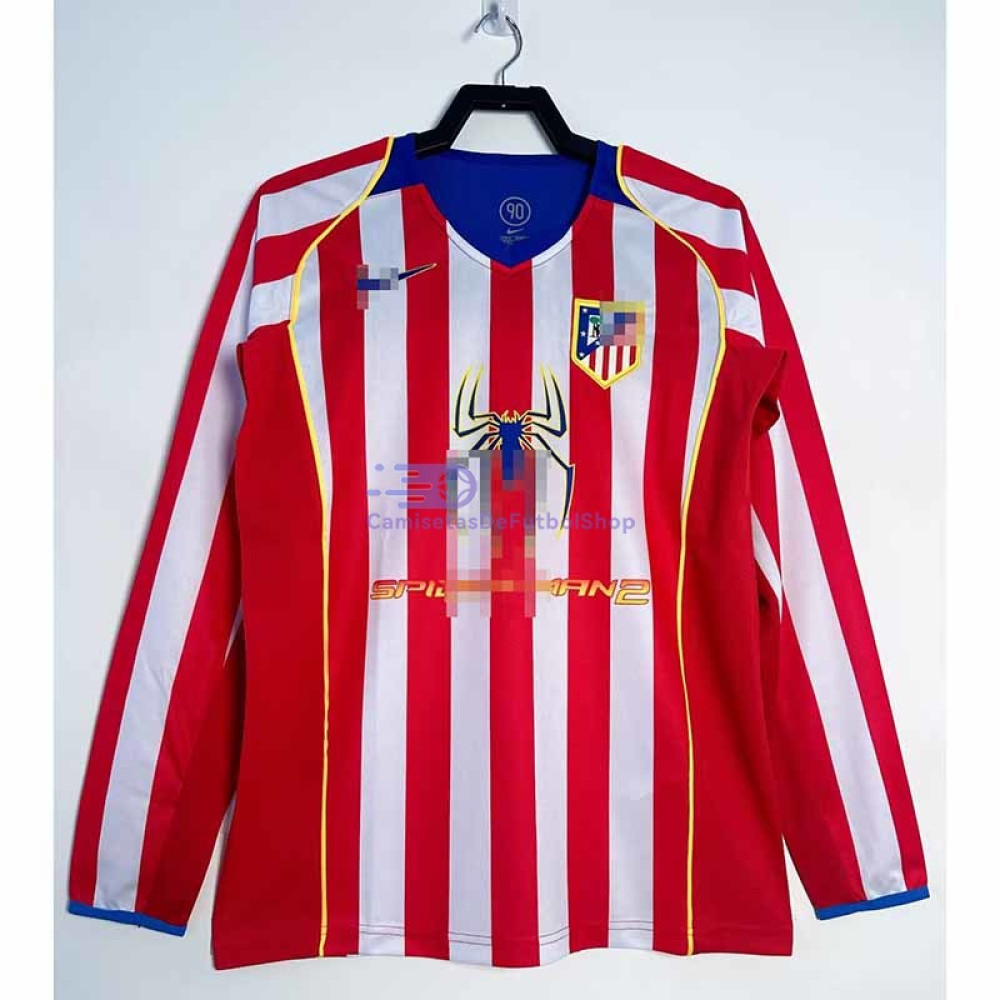 Camiseta Atletico de Madrid 04/05 1ª Equipación Retro ML