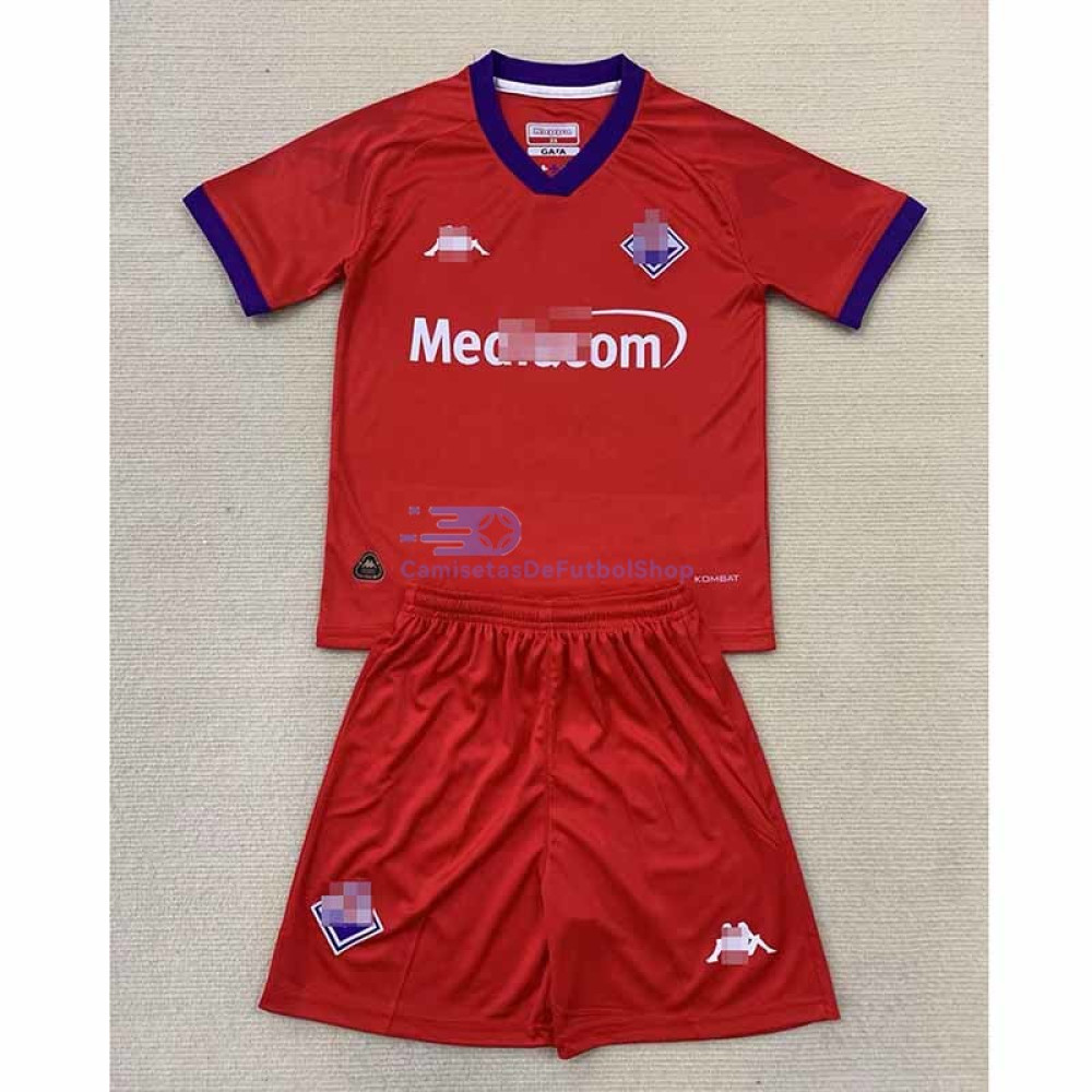 Camiseta Fiorentina 2024/2025 3ª Equipación Niño Kit