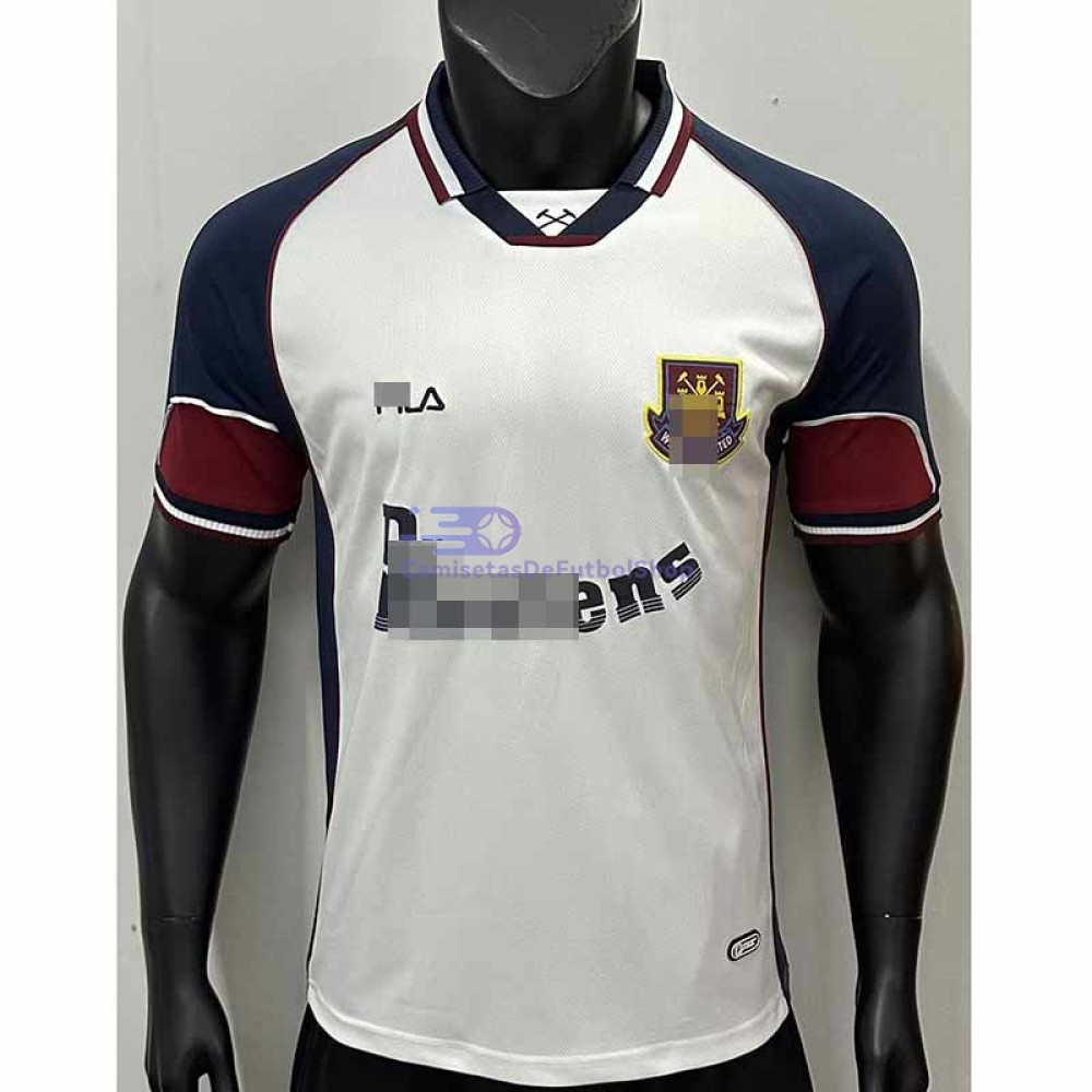 Camiseta West Ham United 99/01 2ª Equipación Retro