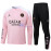 Sudadera de Entrenamiento PSG Rosa/Blanco 2024/2025 Kit