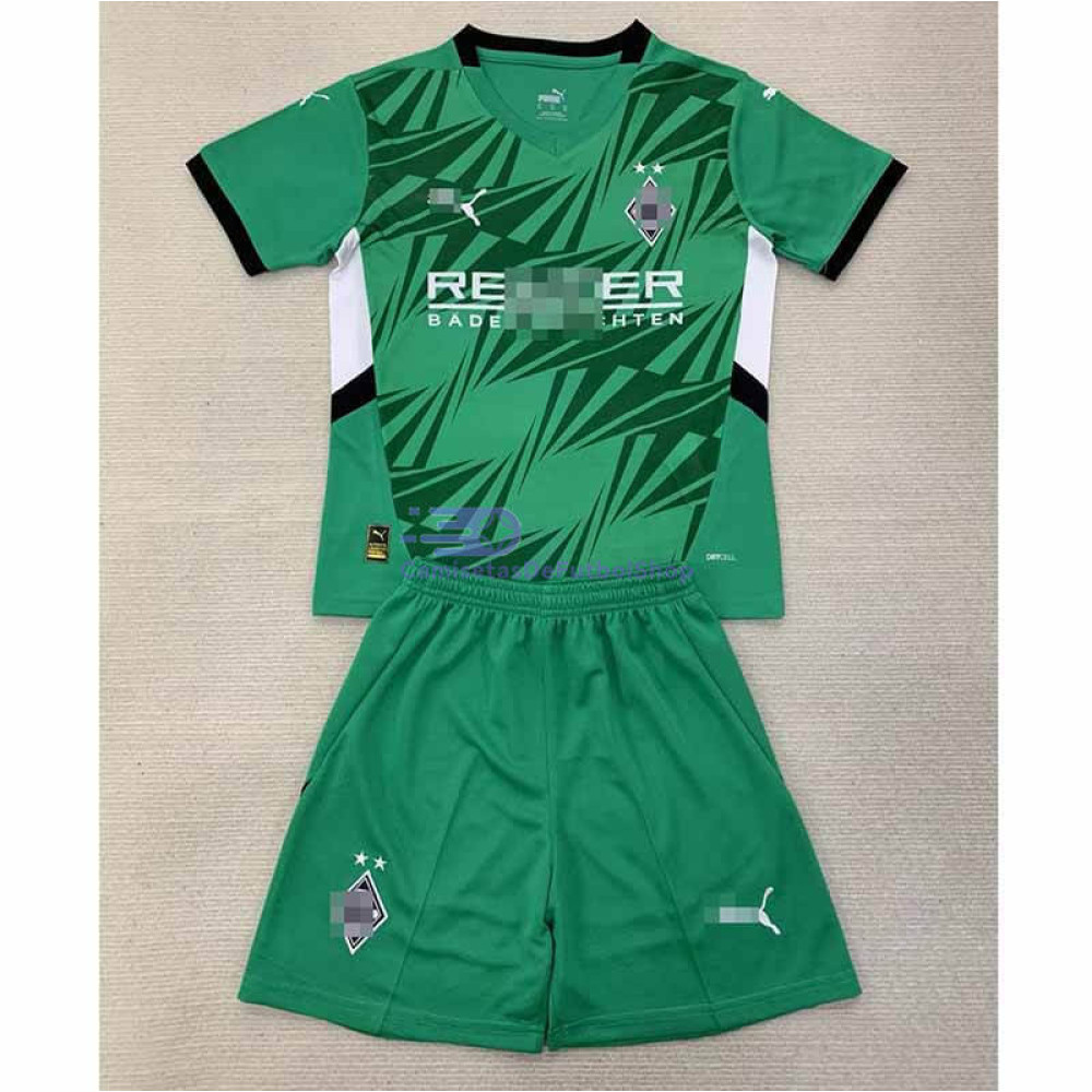 Camiseta Borussia Monchengladbach 2024/2025 2ª Equipación Niño Kit 