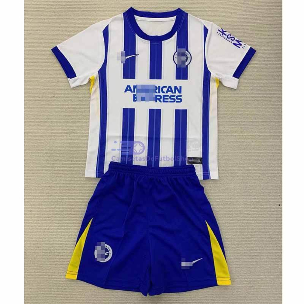 Camiseta Brighton 2024/2025 1ª Equipación Niño Kit 
