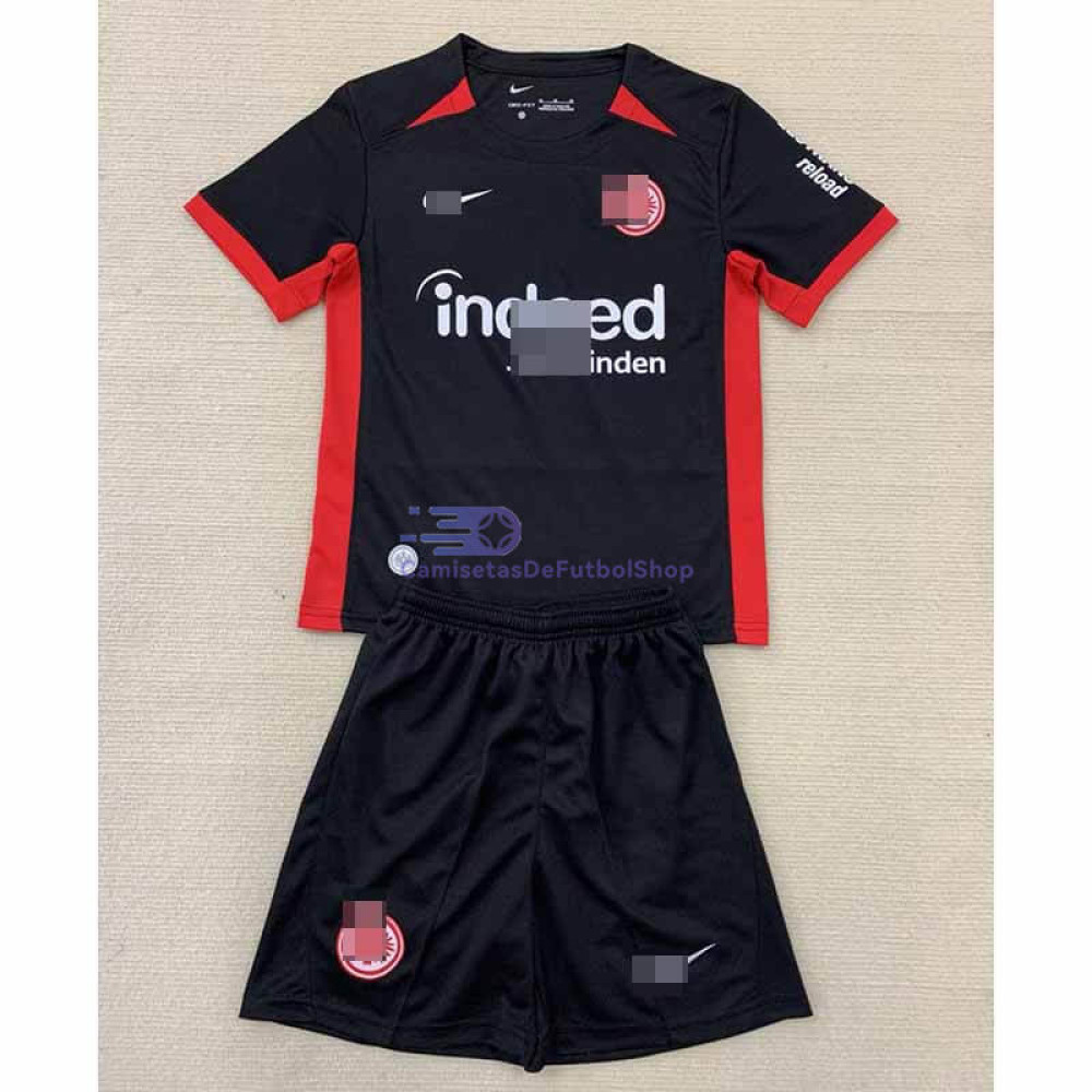 Camiseta Eintracht Fráncfort 2024/2025 2ª Equipación Niño Kit