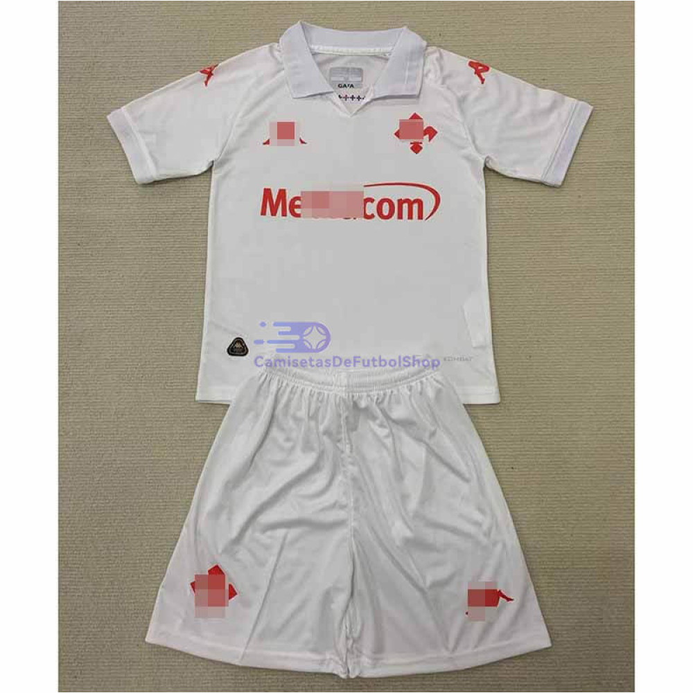 Camiseta Fiorentina 2024/2025 2ª Equipación Niño Kit
