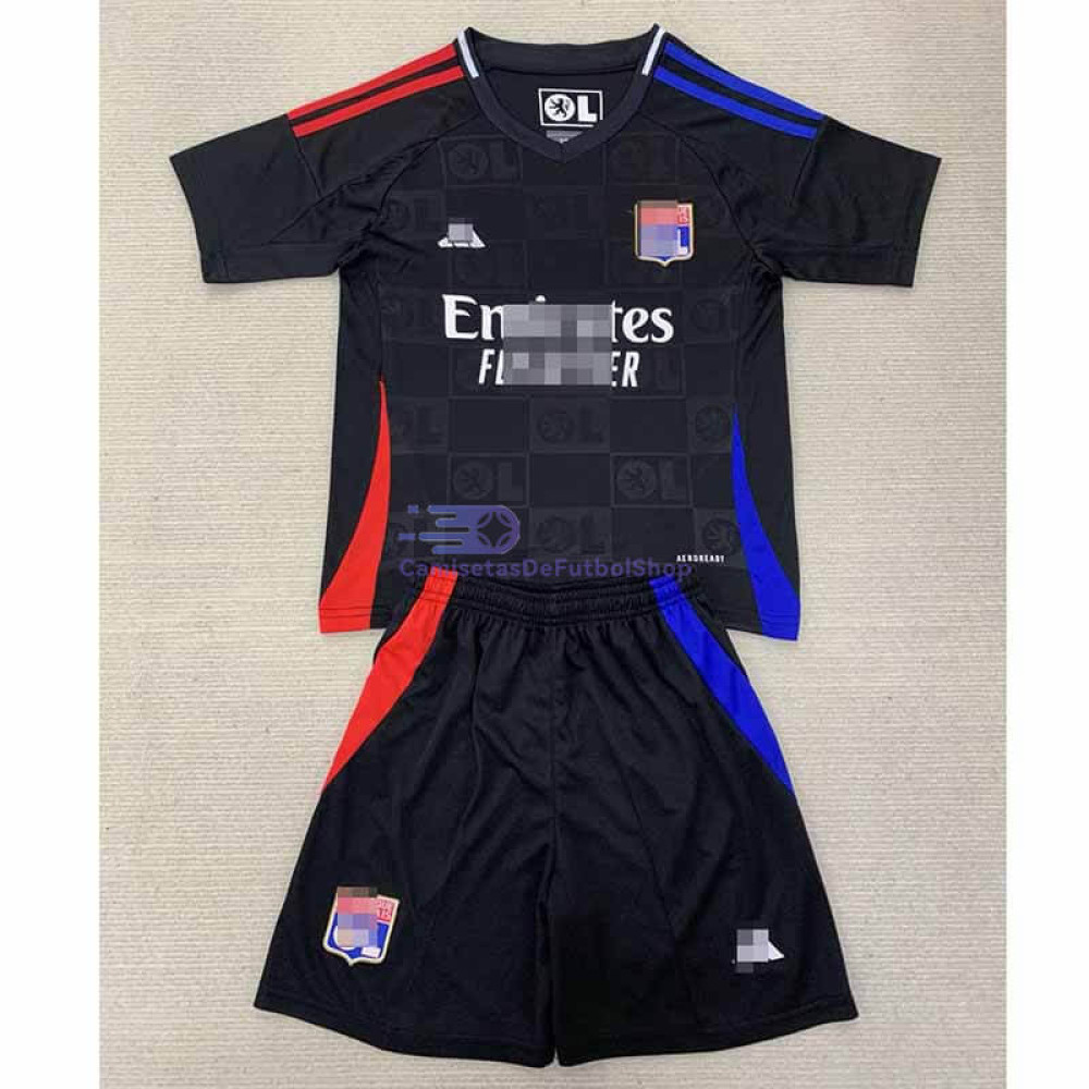 Camiseta Olympique De Lyon 2024/2025 2ª Equipación Niño Kit