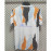 Camiseta Real Madrid 2024/2025 Blanco/Naranja/Gris Pre-Match