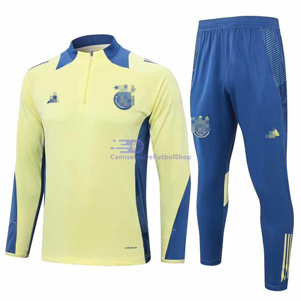 Sudadera de Entrenamiento Ajax de Ámsterdam Amarillo/Azul 2024/2025 Kit
