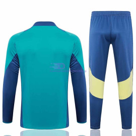 Sudadera de Entrenamiento Ajax de Ámsterdam Verde/Azul 2024/2025 Kit