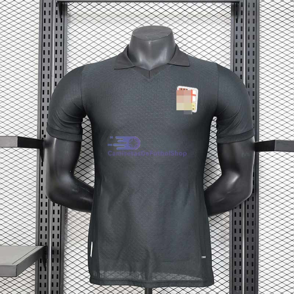 Camiseta de Portero AC Milan 125 Aniversario Edición Negro 2024 (EDICIÓN JUGADOR)