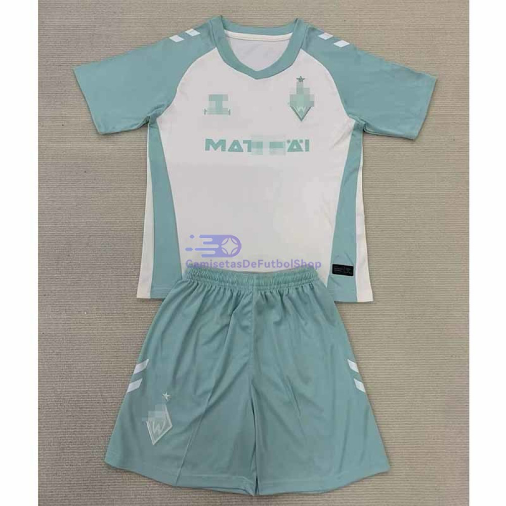Camiseta Werder Bremen 2024/2025 2ª Equipación Niño Kit
