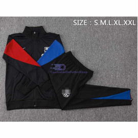 Chandal Barcelona Negro/Rojo/Azul 2024/2025