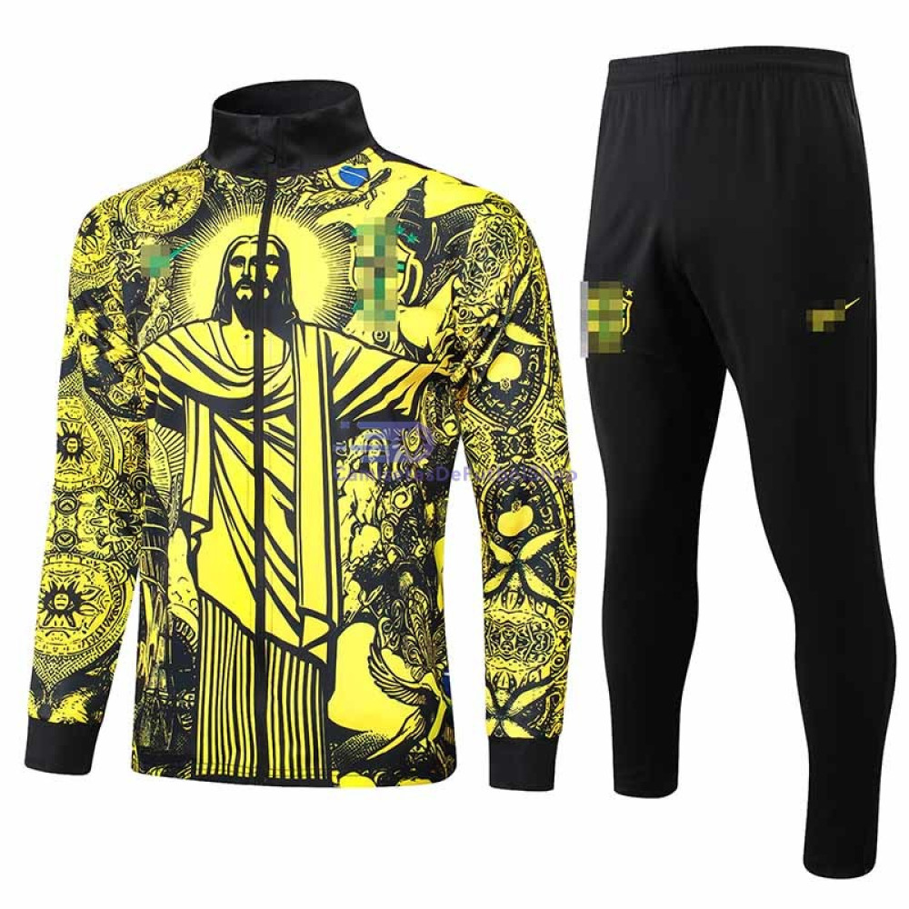 Chandal Brasil Amarillo/Negro 2024