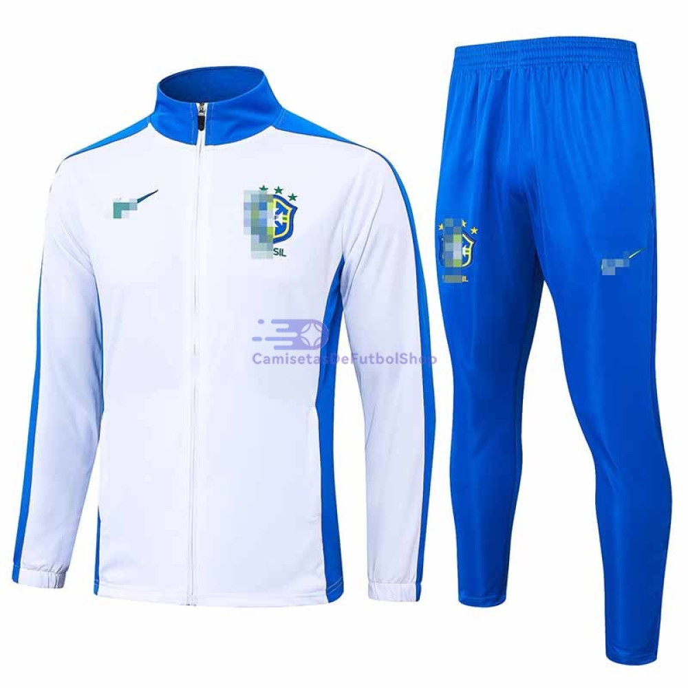 Chandal Brasil Blanco/Azul 2024