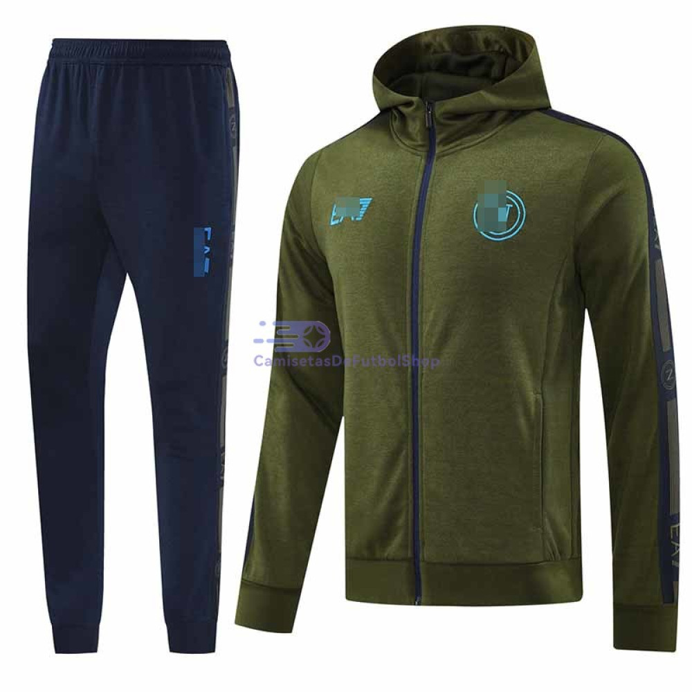 Chandal Con Capucha Napoli Verde 2024/2025
