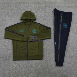 Chandal Con Capucha Napoli Verde 2024/2025