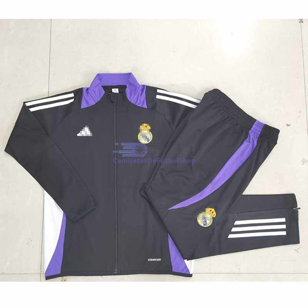 Chandal Real Madrid Negro/Púrpura 2024/2025