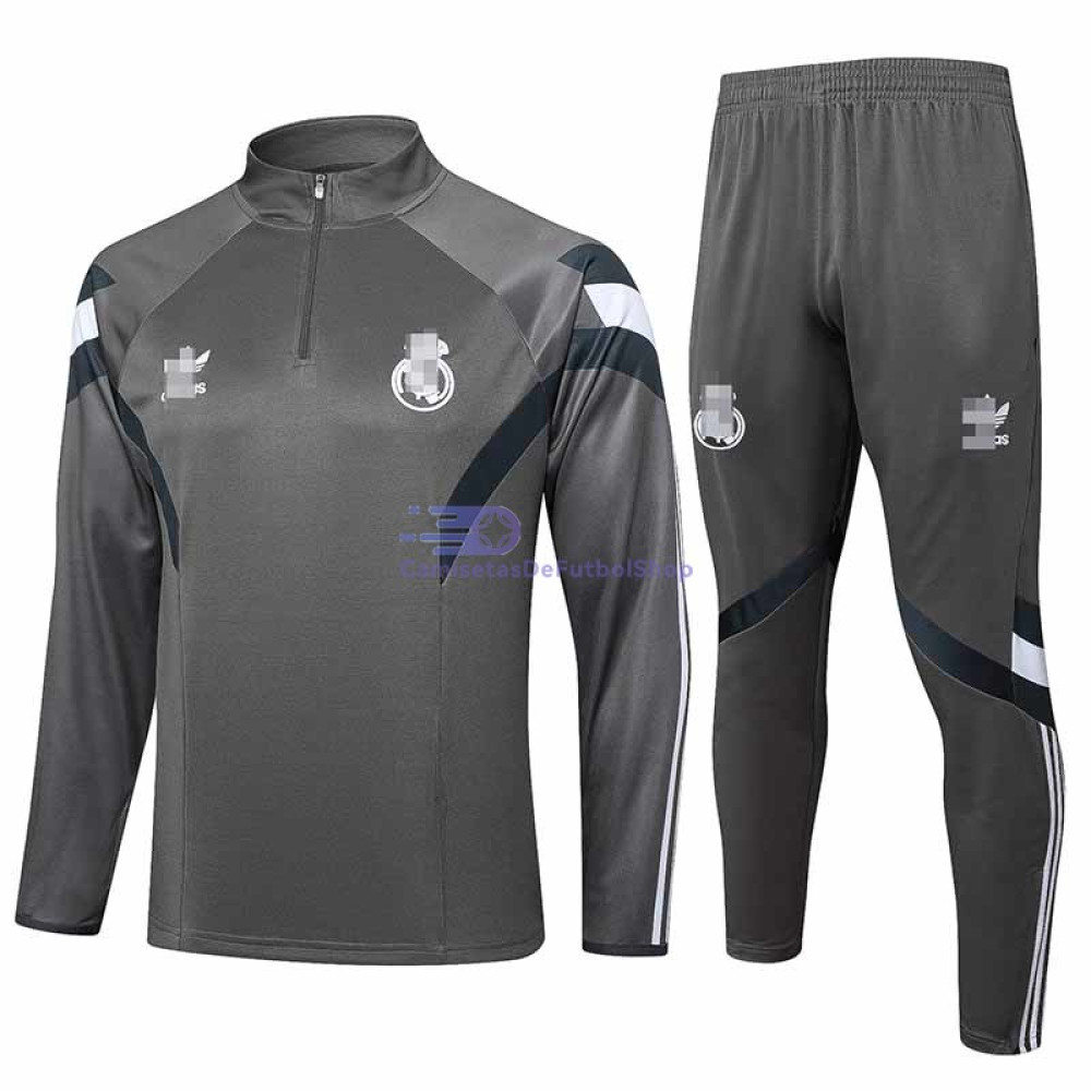 Sudadera De Entrenamiento Real Madrid Gris 2024/2025 Kit