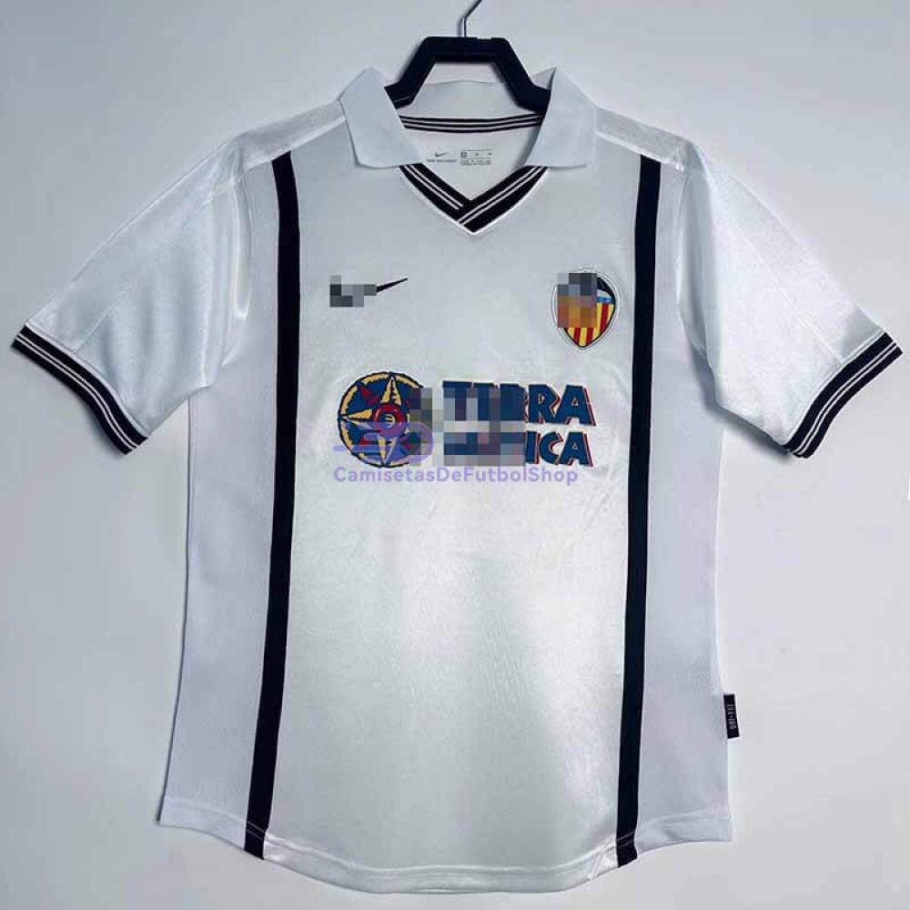 Camiseta Valencia CF 2000/01 1ª Equipación Retro