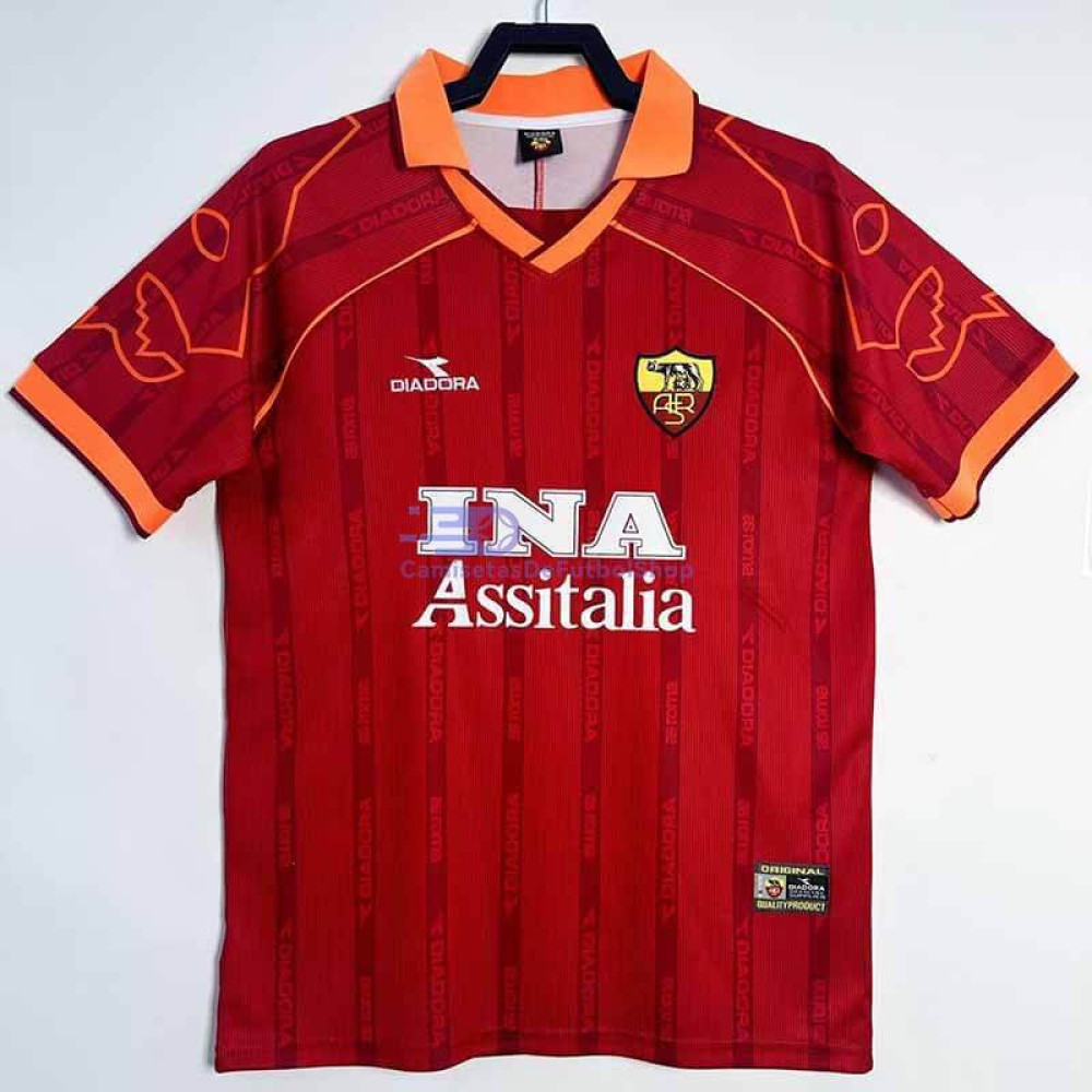Camiseta AS Roma 1999/00 1ª Equipación Retro