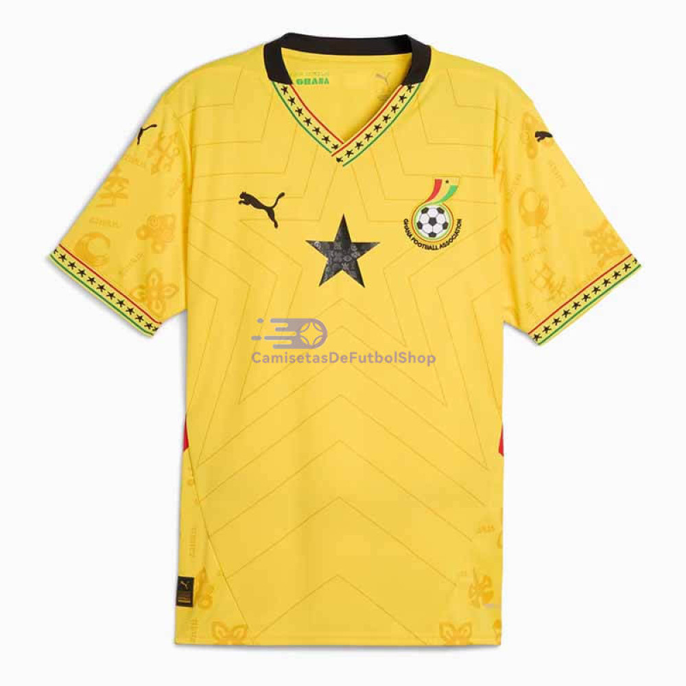 Camiseta Ghana 2025 2ª Equipación