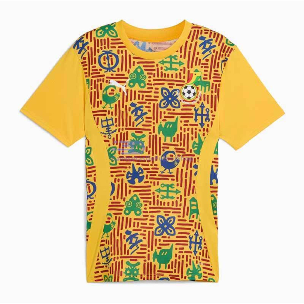 Camiseta Ghana 2025 Amarillo Pre-Match