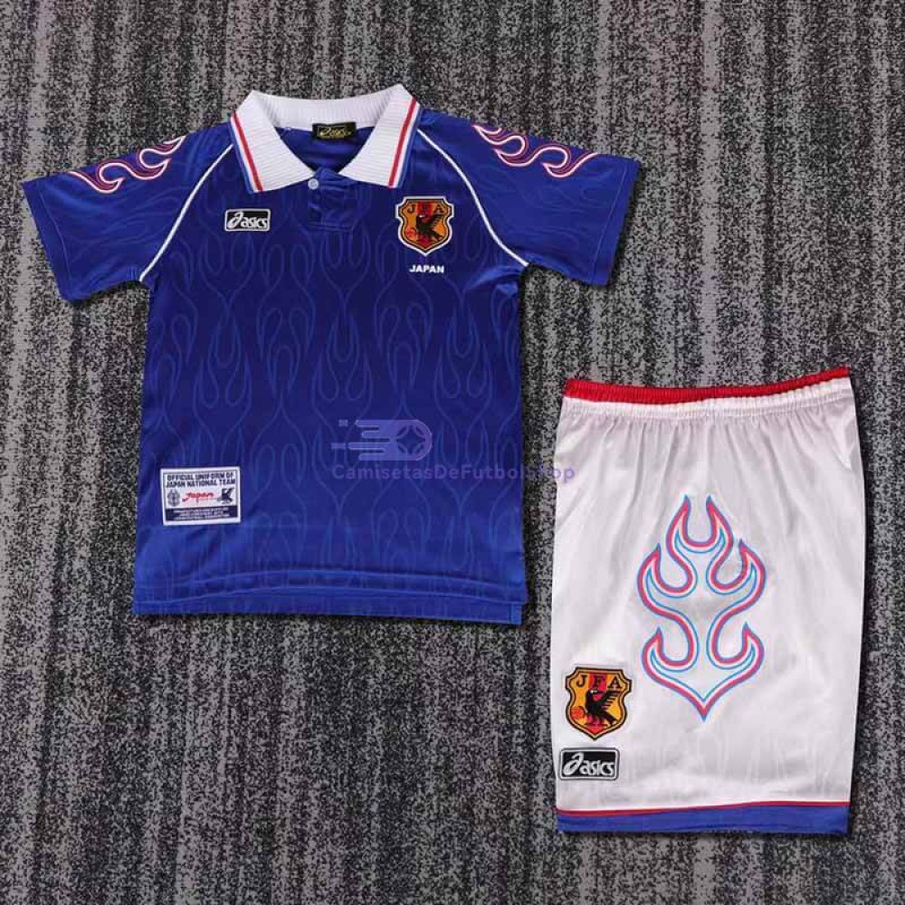 Camiseta Japón 1998 1ª Equipación Retro Niño Kit